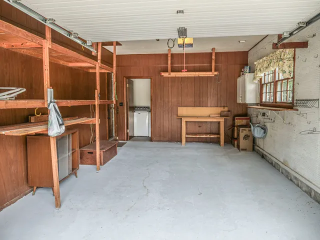 a view of a room with furniture