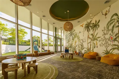 a view of a reception area with furniture