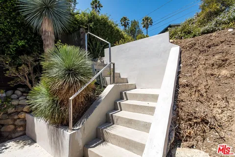 a view of a terrace with a sitting space