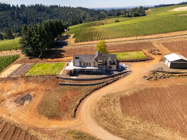 a view of a swimming pool with a yard