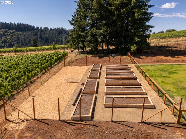 a view of a swimming pool with a lake