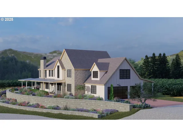 a aerial view of a house