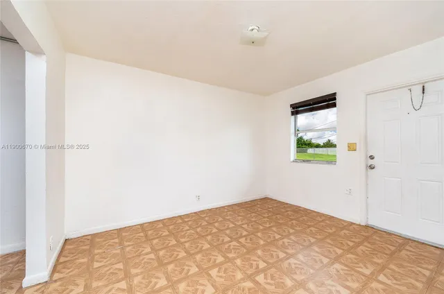 a view of empty room