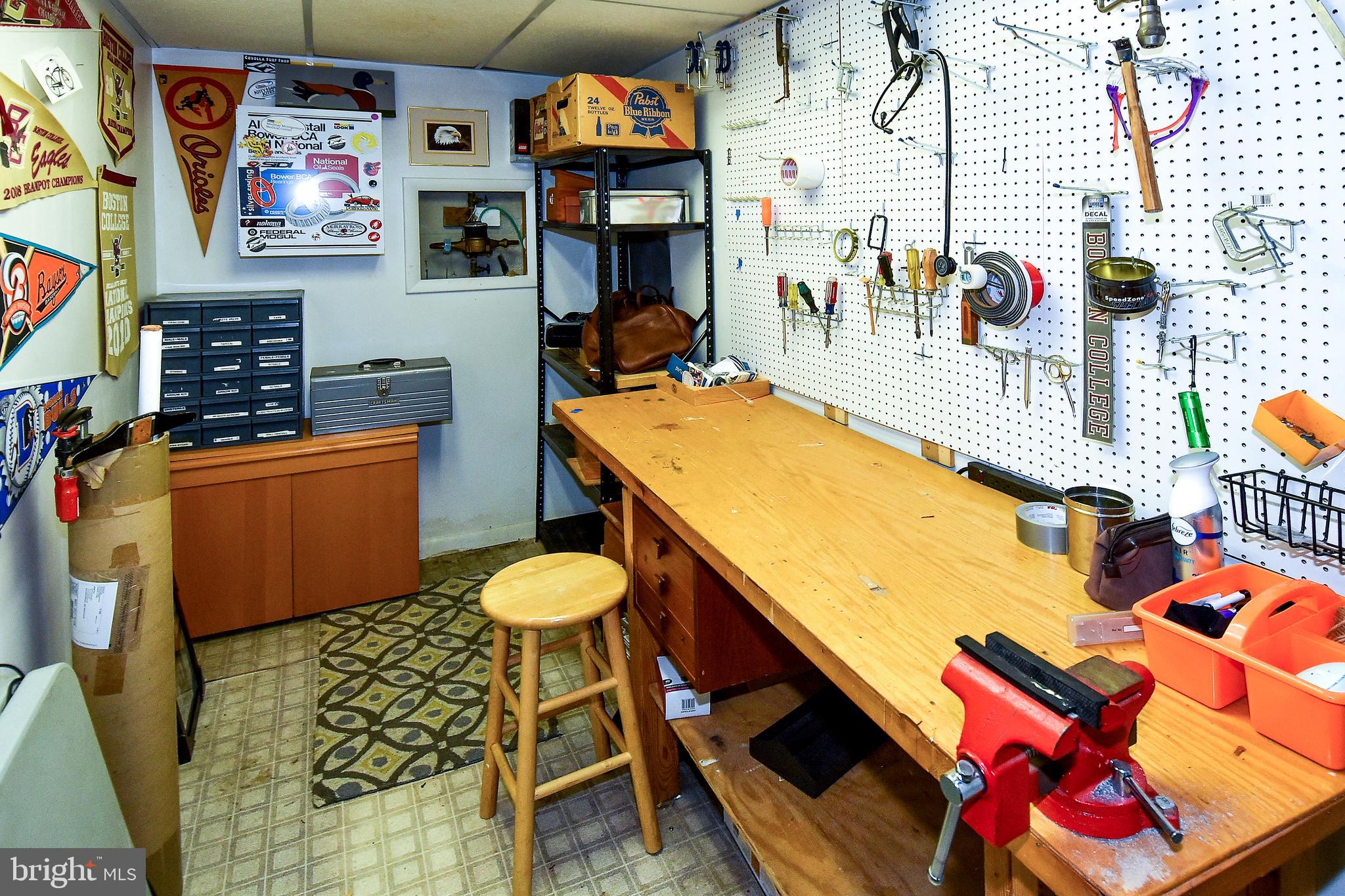 13712 Berkley Road Silver Spring, MD 20904 - Photo 34 of 48 Basement Workshop / storage