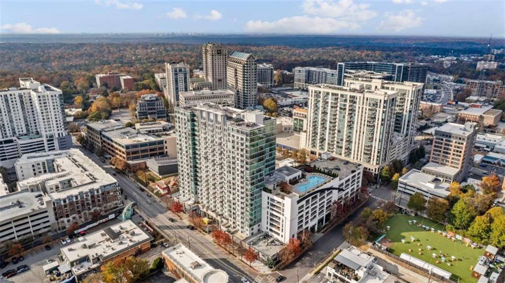 250 Pharr Road Northeast, Unit 712 Atlanta, GA 30305 - Photo 32 of 34 an aerial view of a city