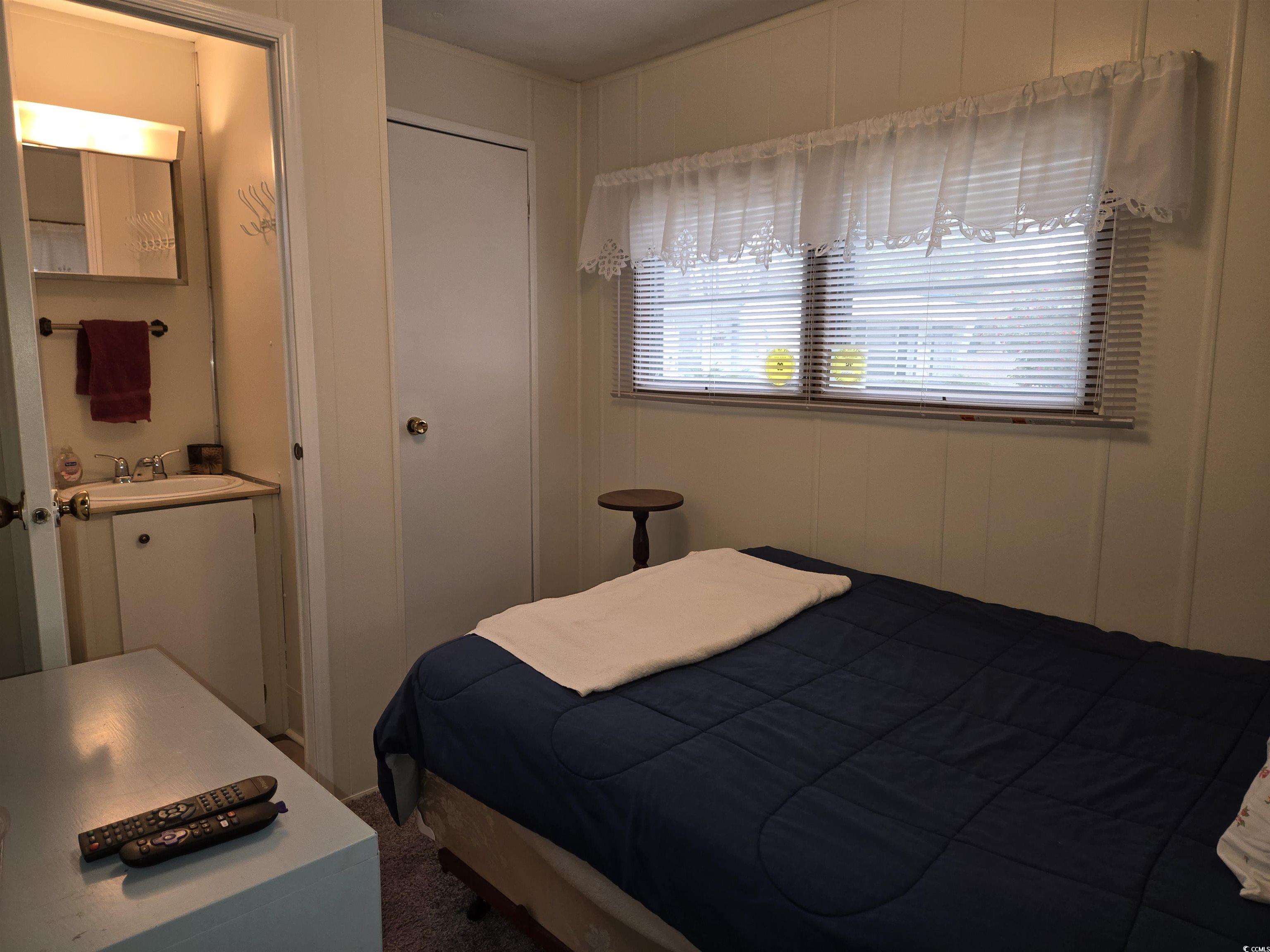 425 Delton Drive Murrells Inlet, SC 29576 - Photo 19 of 34 Bedroom with a sink and carpet floors