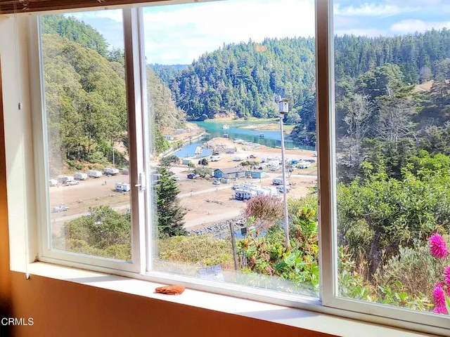 a view of a from a window