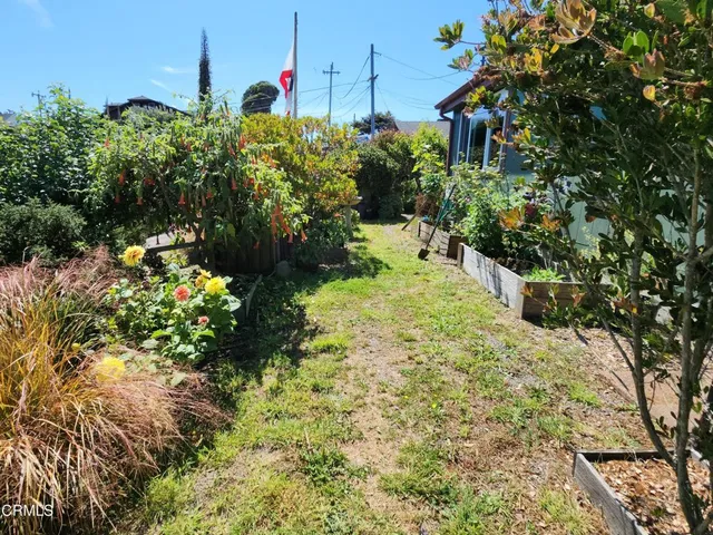 a view of a lake with a mountain