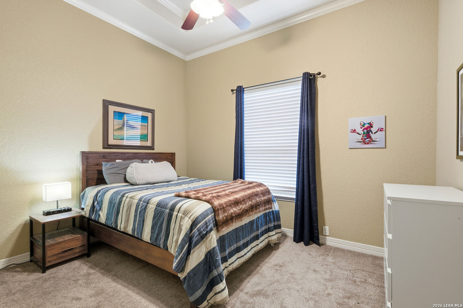 322 Santa Domingo Helotes, TX 78023 - Photo 38 of 47 a bed room with a bed and a wall painting