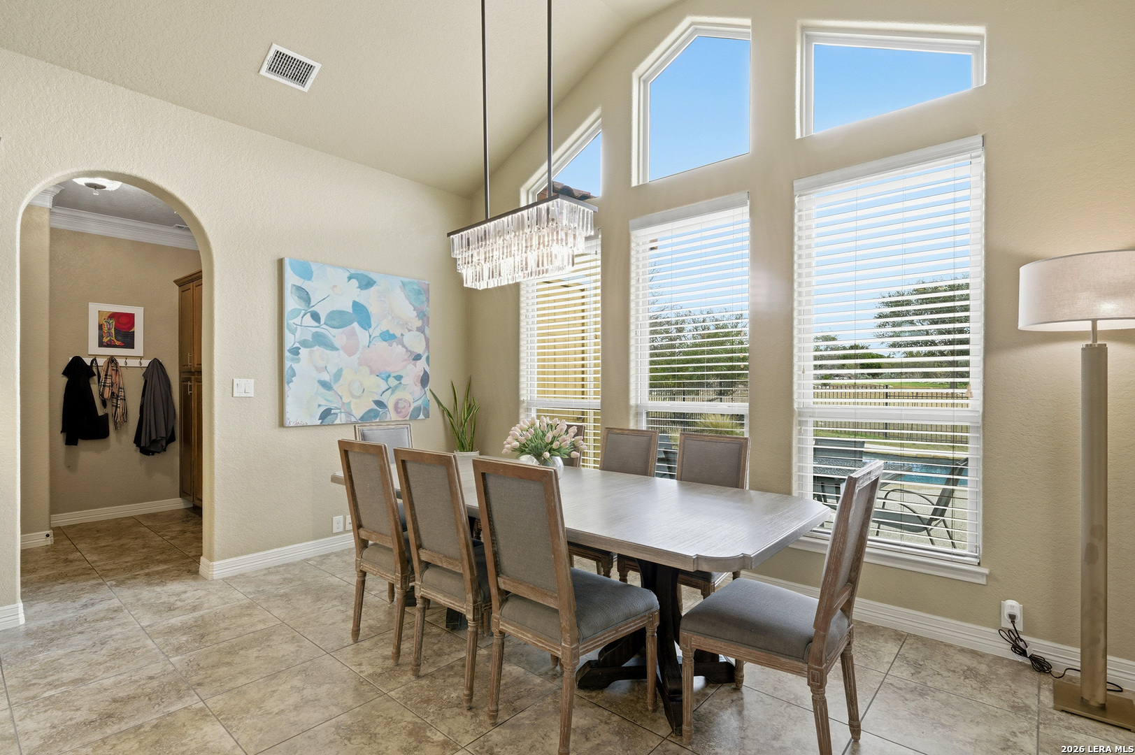 322 Santa Domingo Helotes, TX 78023 - Photo 8 of 47 a view of a dining room with furniture window and outside view
