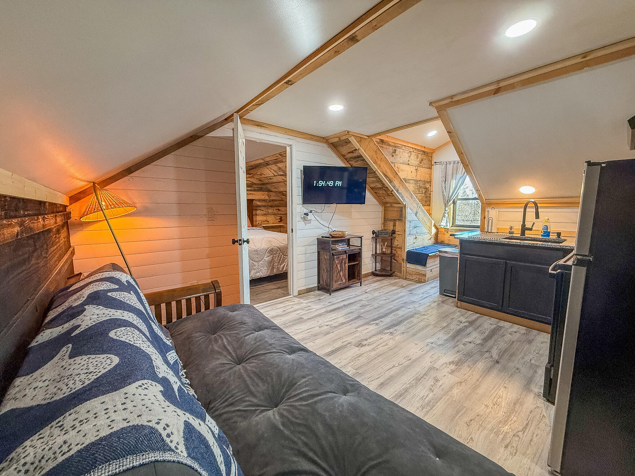 961-967 Newbury Neck Road Surry, ME 04684 - Photo 36 of 56 Apartment kitchen and living area