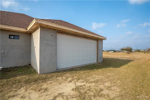 a backyard of a house