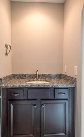 a view of a granite countertop window