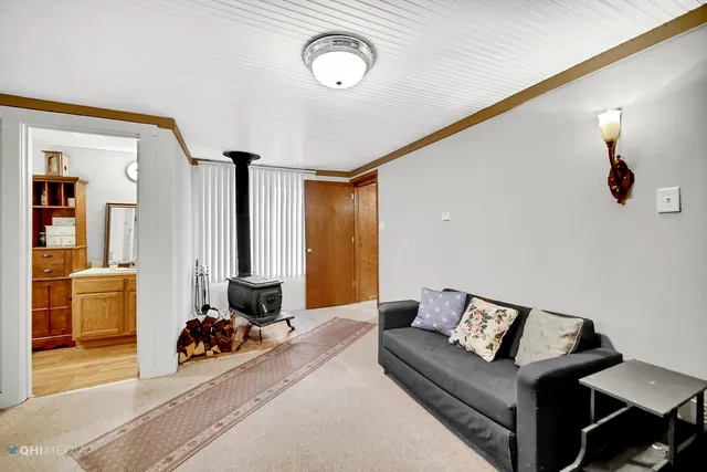 a view of a livingroom with furniture and a couch