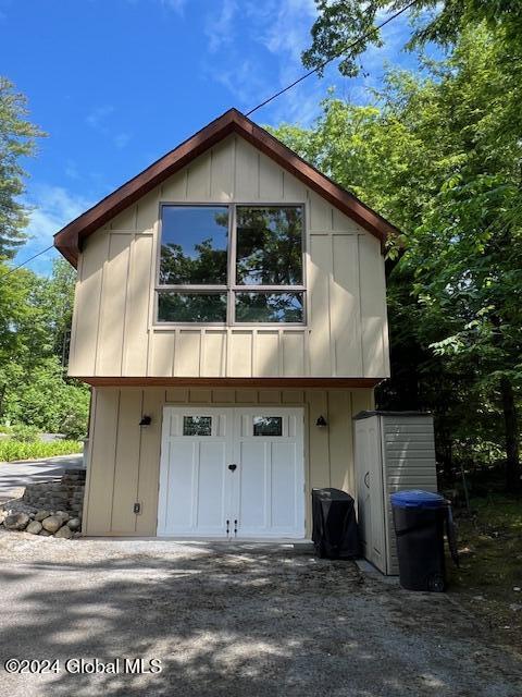 62 Reardon Road Queensbury, NY 12804 - Photo 25 of 26 Lake Side View of the Garage