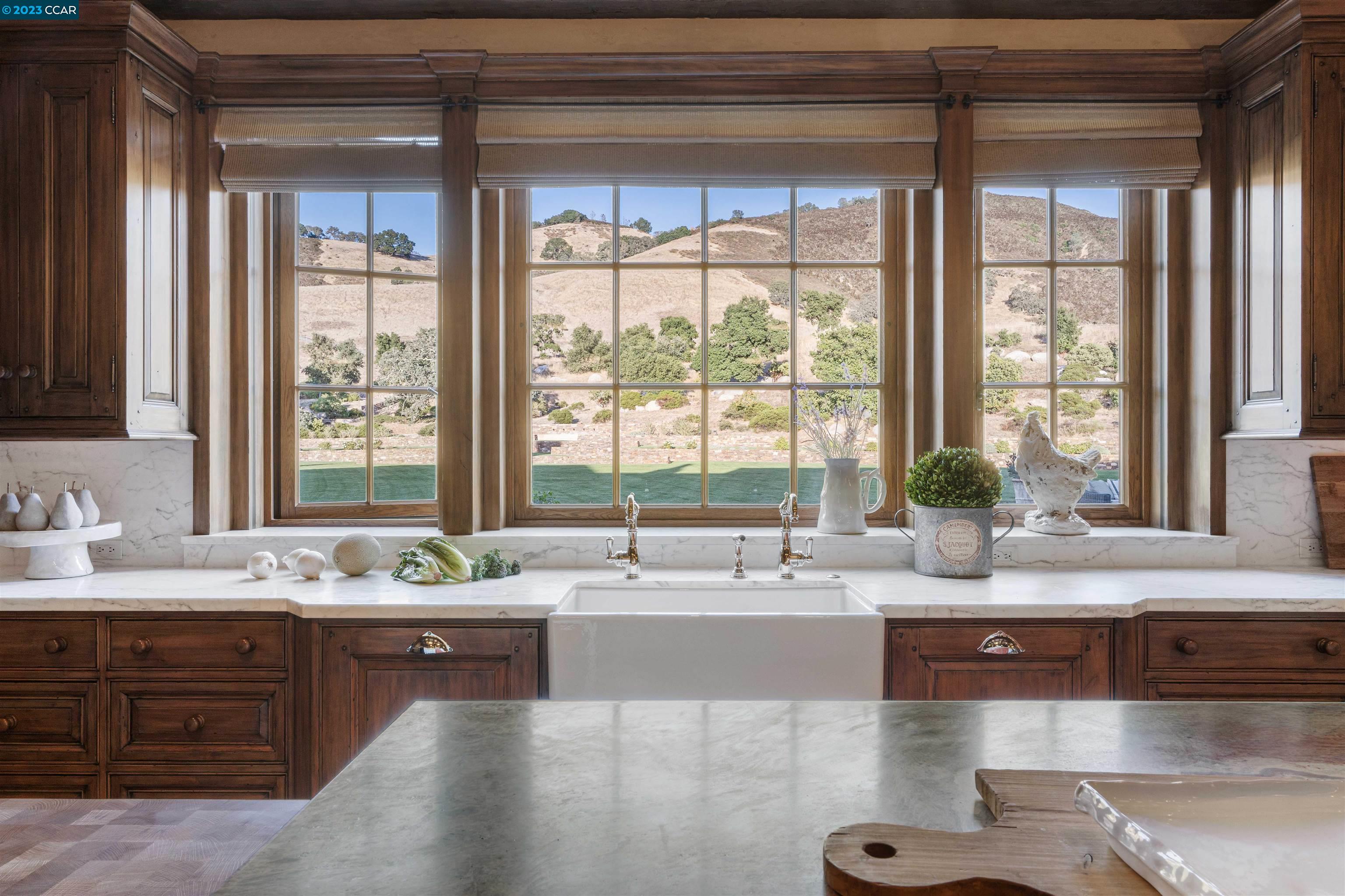 7 Country Oak Lane Alamo, CA 94507 - Photo 14 of 56 a large bathroom with a large window and a sink