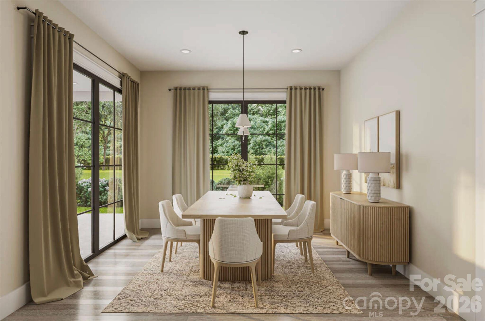 0 Ander Vincent Road, Unit B2 Lancaster, SC 29720 - Photo 8 of 16 a dining room with furniture window and wooden floor