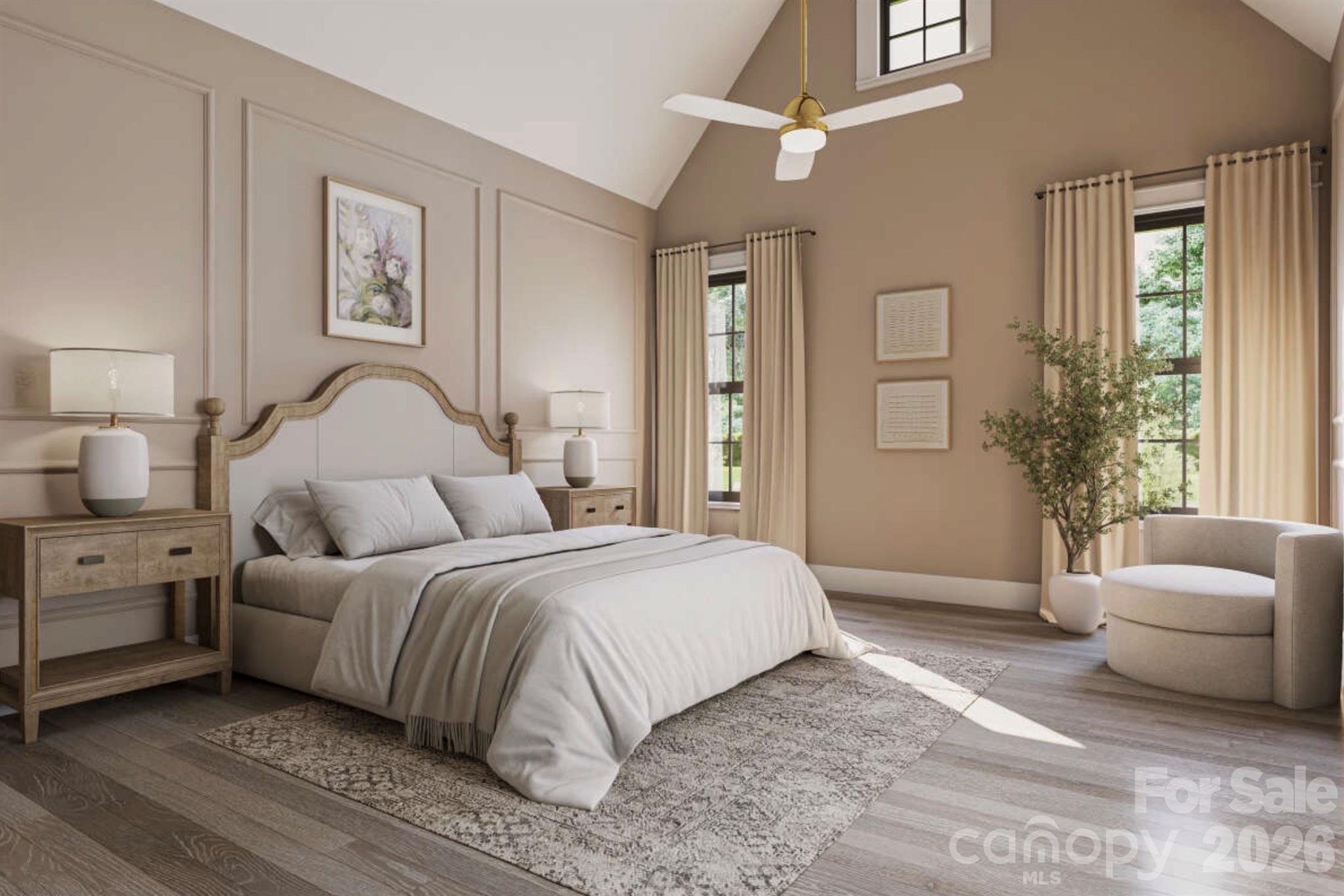 0 Ander Vincent Road, Unit B2 Lancaster, SC 29720 - Photo 9 of 16 a bedroom with a large bed and a couch