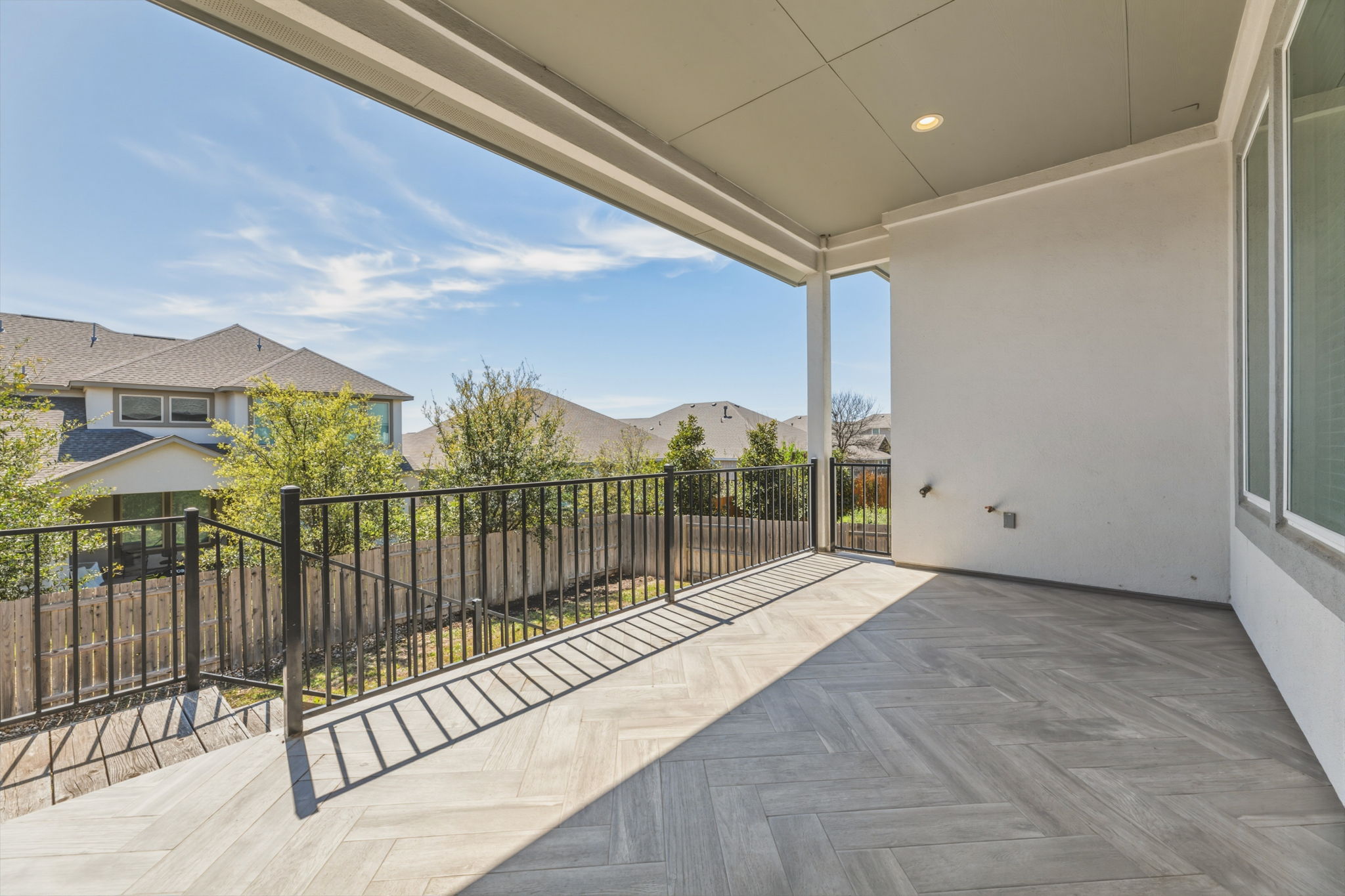 116 Tanali Trail Georgetown, TX 78628 - Photo 35 of 40 View of patio / terrace featuring a residential view