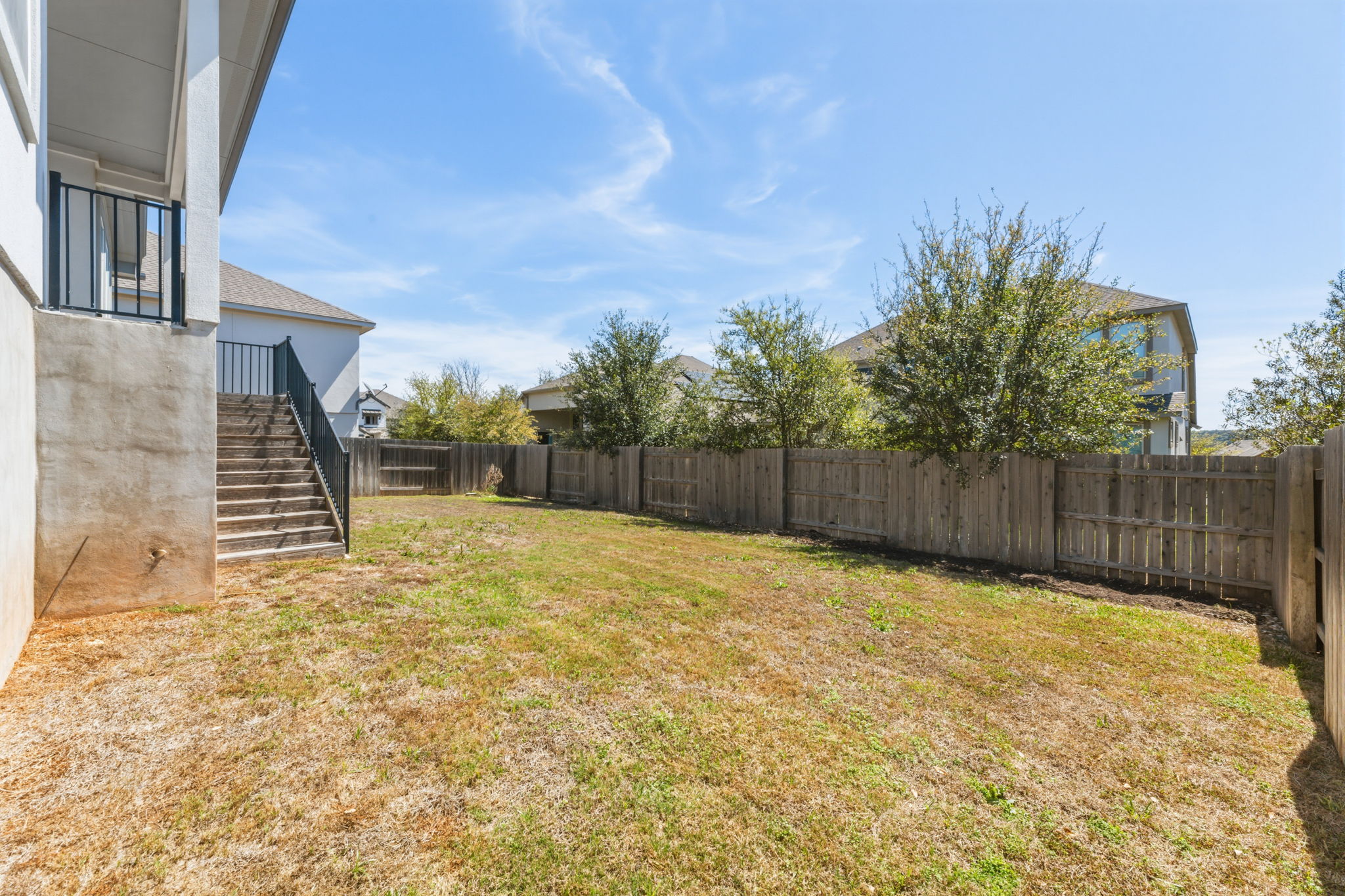 116 Tanali Trail Georgetown, TX 78628 - Photo 37 of 40 Fenced backyard featuring stairs