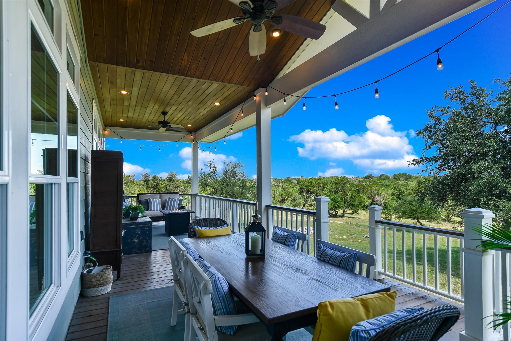 600 Abbey Road Liberty Hill, TX 78642 - Photo 29 of 40 Covered Back Porch