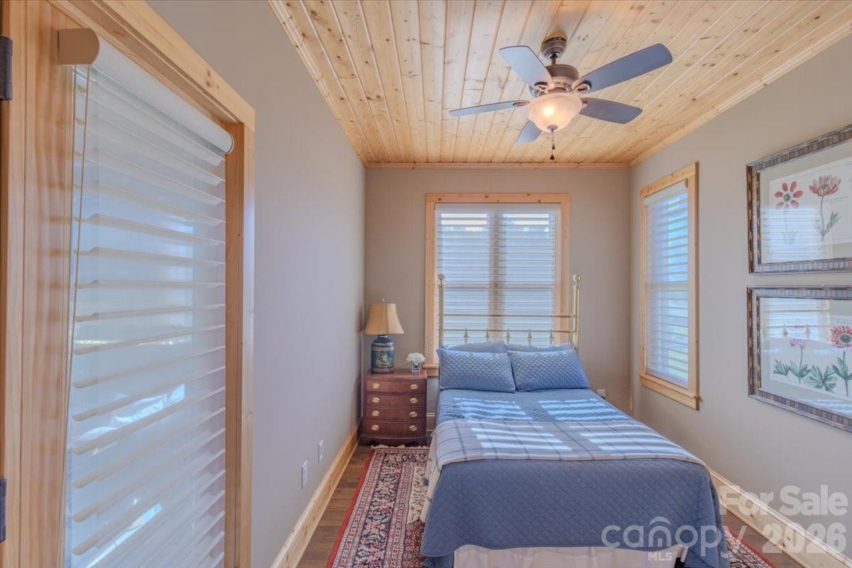 1083 Union Community Road Thurmond, NC 28683 - Photo 23 of 47 a bedroom with a bed and a window