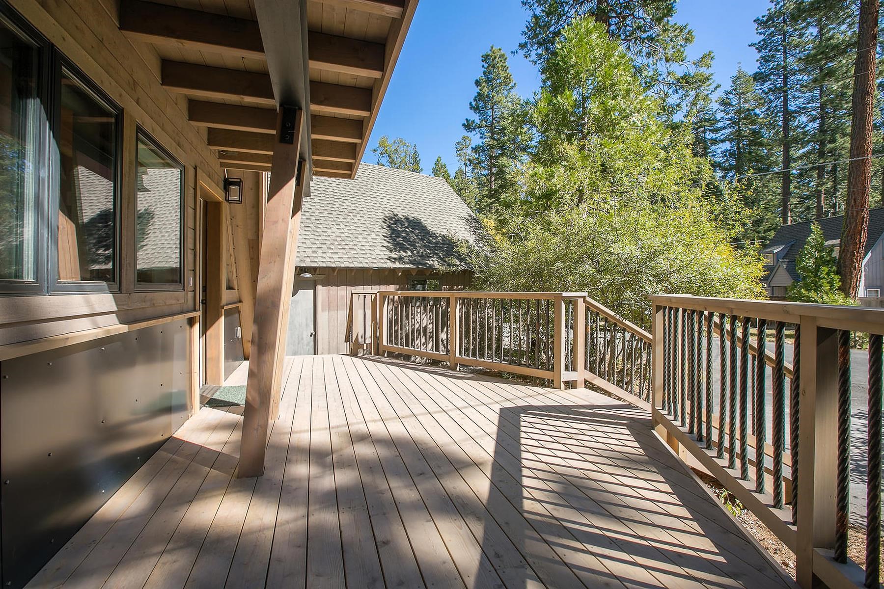 2648 Rustic Lane Homewood, CA 96141 - Photo 21 of 23 a view of a balcony with wooden floor