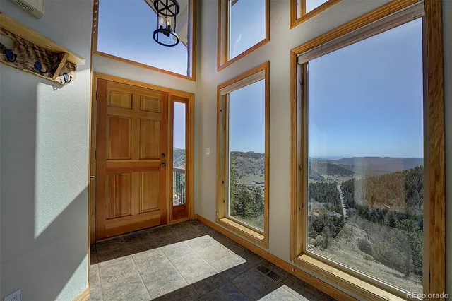 a view of front door