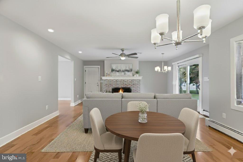 110 Robbinsville Allentown Road Robbinsville, NJ 08691 - Photo 10 of 42 Dining aArea / Den- virtually staged