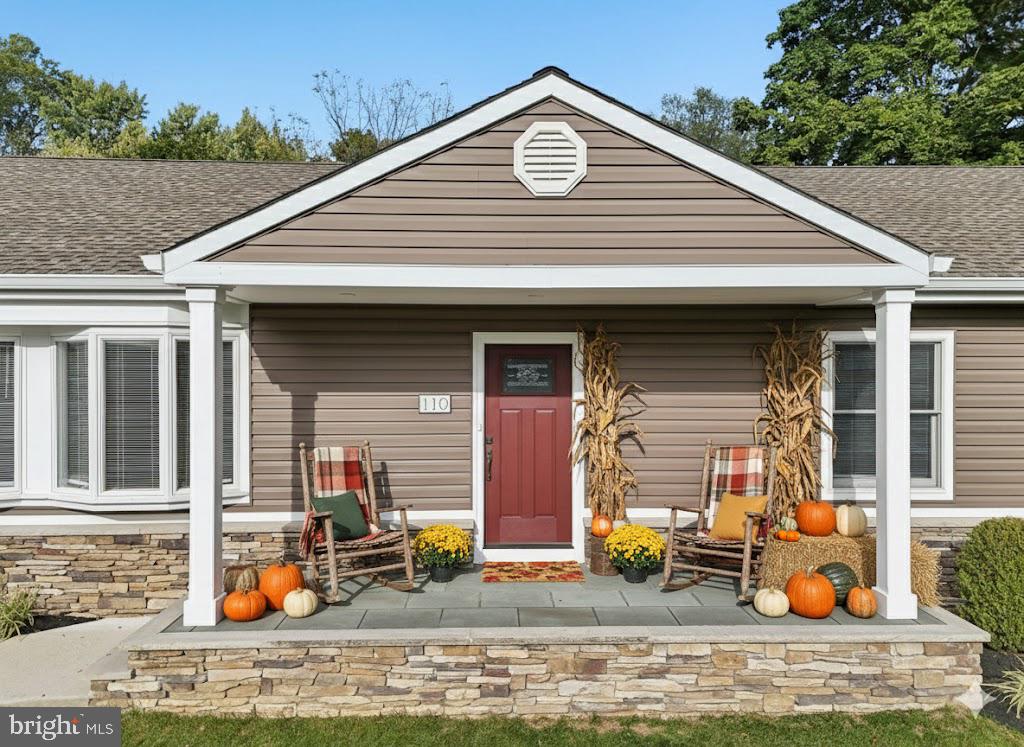 110 Robbinsville Allentown Road Robbinsville, NJ 08691 - Photo 3 of 42 Front Porch - virtually staged