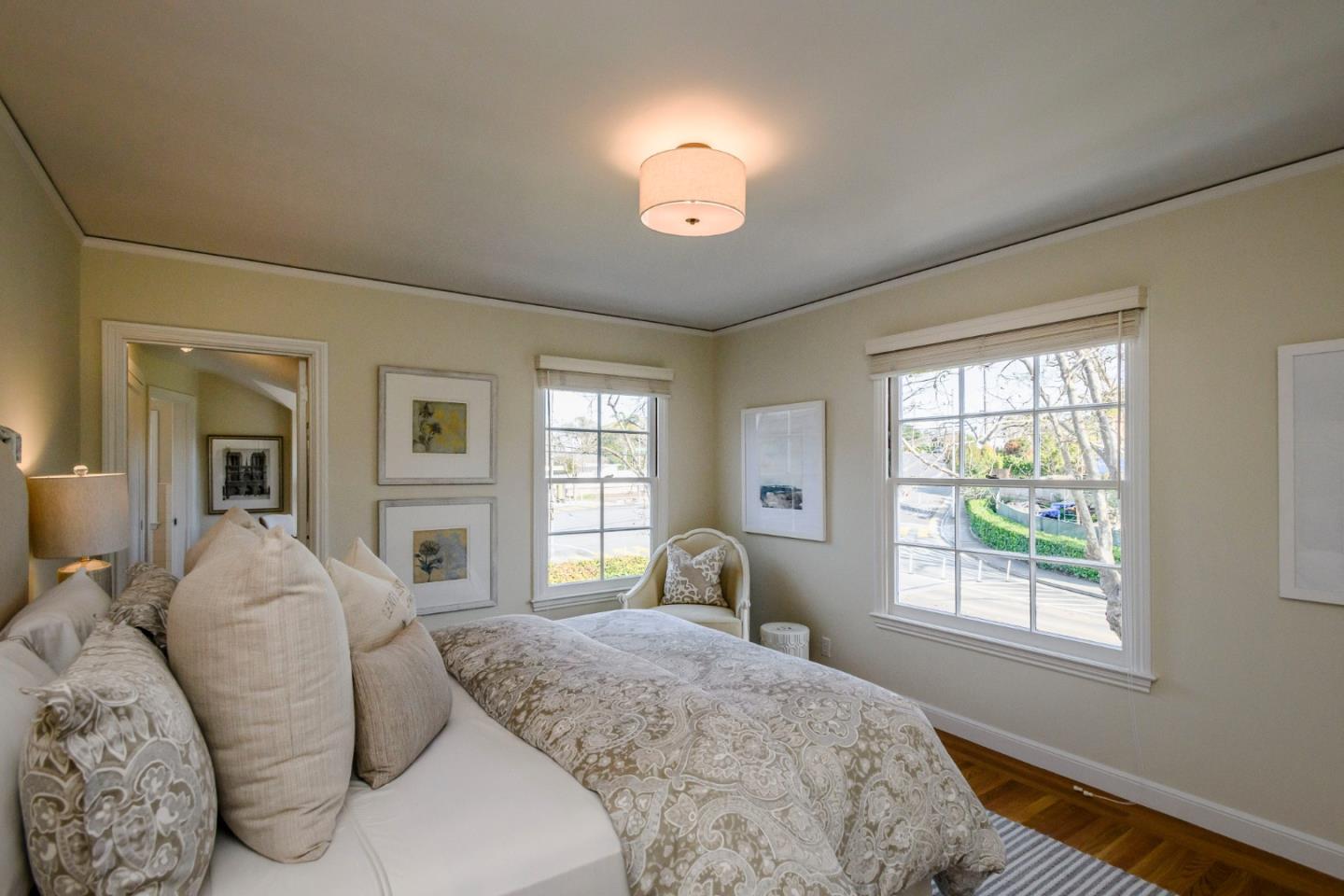 604 Parrott Drive San Mateo, CA 94402 - Photo 18 of 35 a bedroom with a bed and a window