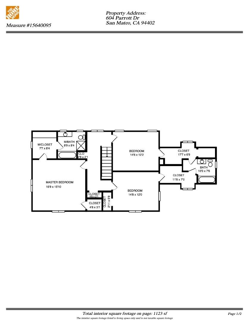 604 Parrott Drive San Mateo, CA 94402 - Photo 34 of 35 a picture of a floor plan
