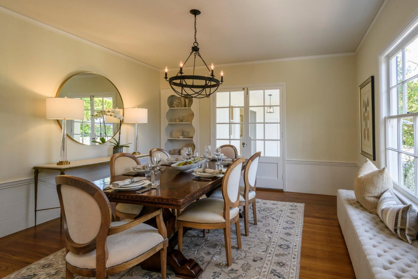 604 Parrott Drive San Mateo, CA 94402 - Photo 5 of 35 a view of a dining room with furniture window and wooden floor