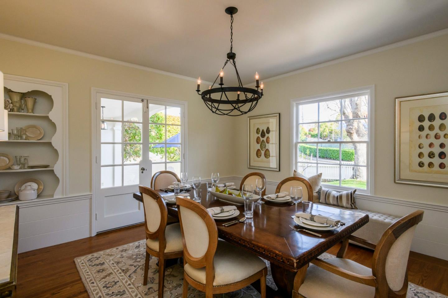 604 Parrott Drive San Mateo, CA 94402 - Photo 6 of 35 a view of a dining room with furniture window and wooden floor