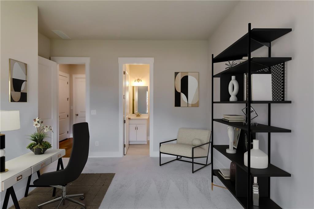 12 Overview Court Hoschton, GA 30548 - Photo 8 of 18 a workspace with furniture and window