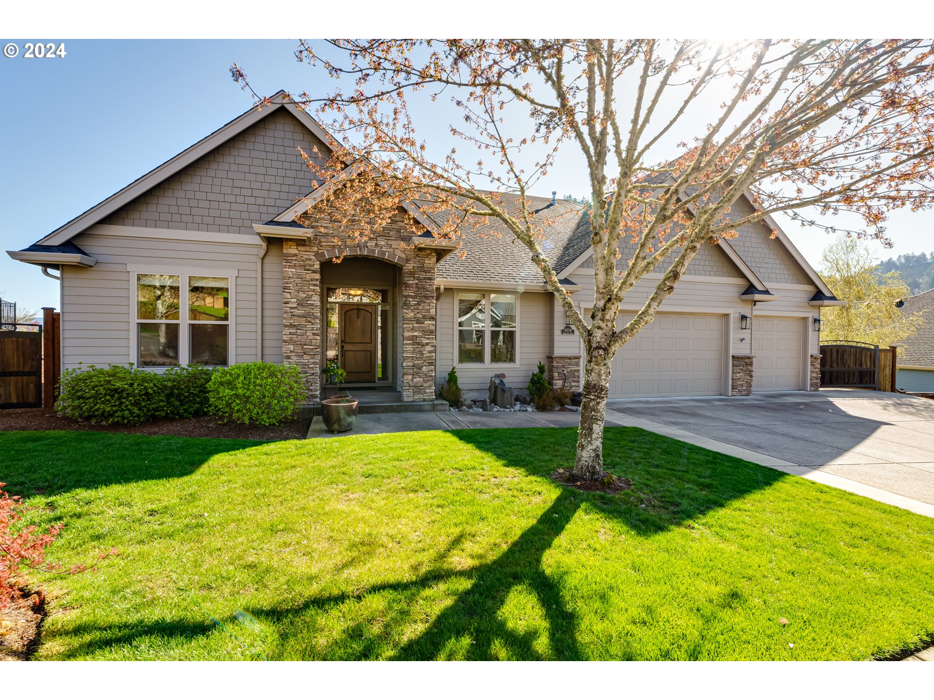 6234 Graystone Loop Springfield, OR 97478 - Photo 3 of 43 a view of a house with yard and tree s
