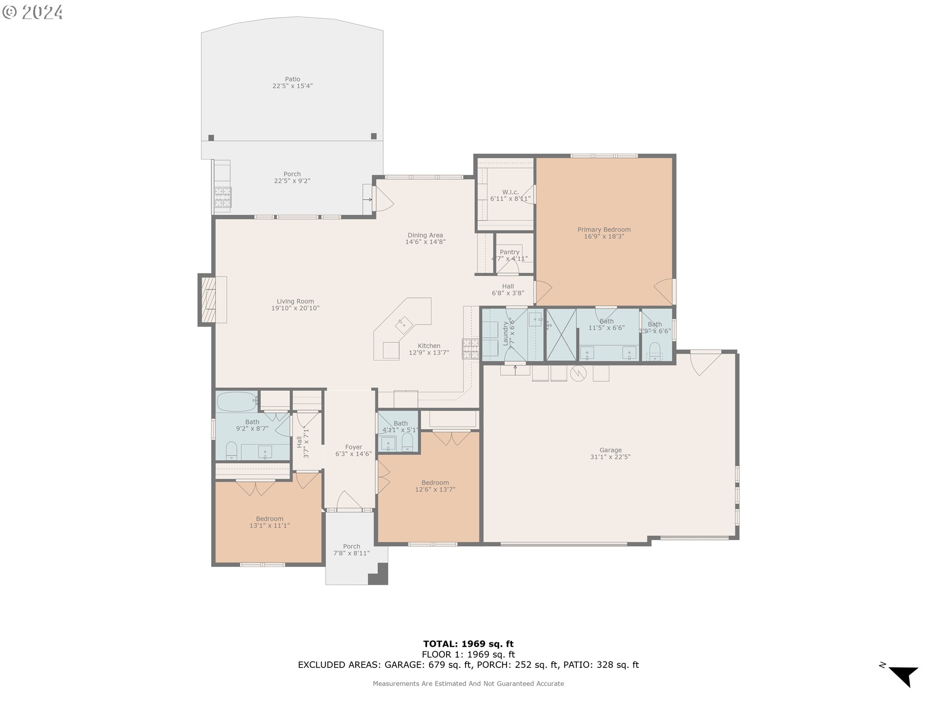 6234 Graystone Loop Springfield, OR 97478 - Photo 43 of 43 a picture of a floor plan