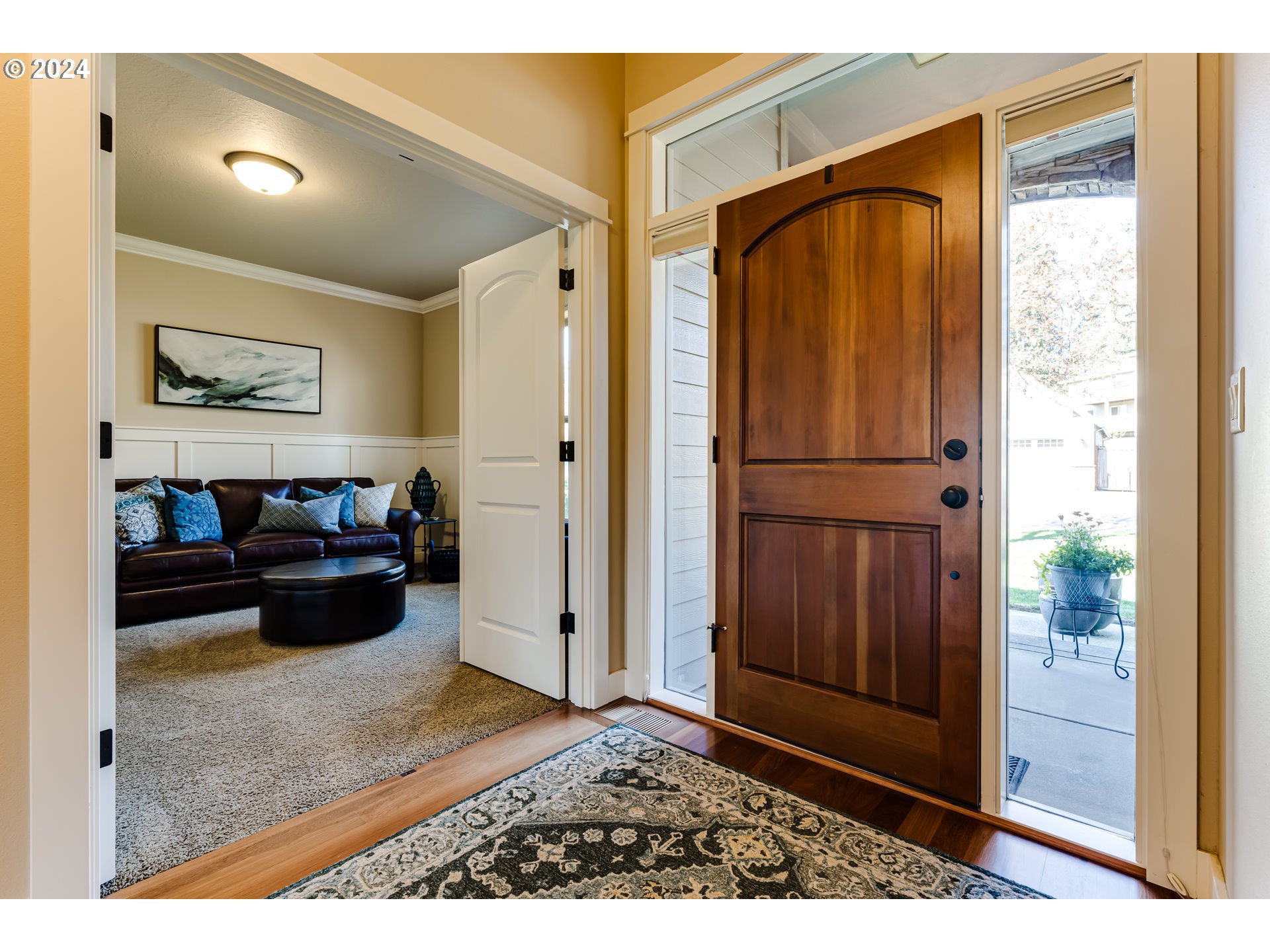 6234 Graystone Loop Springfield, OR 97478 - Photo 9 of 43 a living room with furniture and a wooden floor