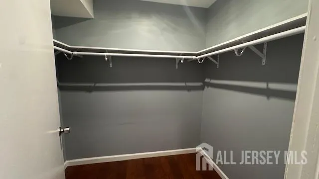 a view of walk in closet