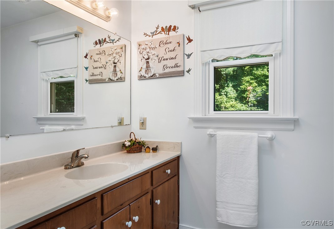 14200 Chimney House Road Midlothian, VA 23112 - Photo 30 of 44 a bathroom with a sink and a mirror