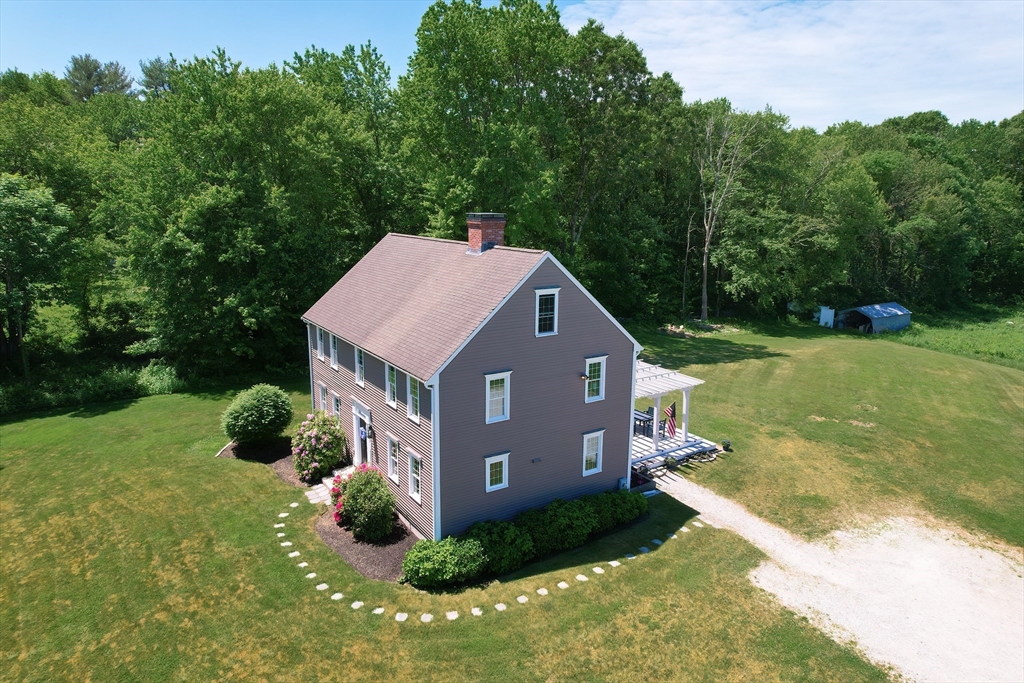 13 Park Street Mendon, MA 01756 - Photo 2 of 37 an aerial view of a house