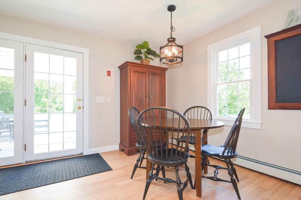 13 Park Street Mendon, MA 01756 - Photo 9 of 37 a view of a dining room with furniture window and wooden floor