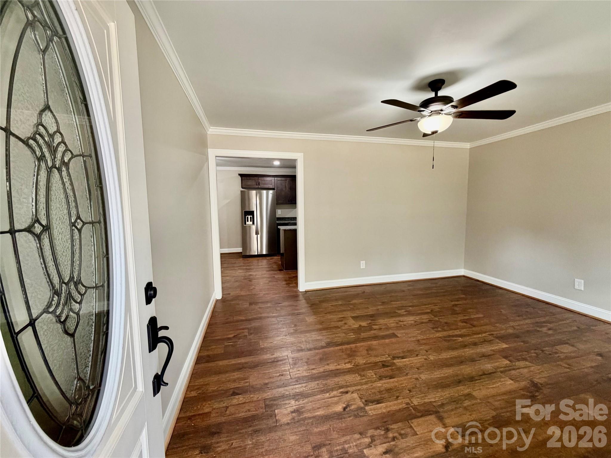 2201 Airdale Road Lancaster, SC 29720 - Photo 15 of 25 a view of empty room with wooden floor and fan