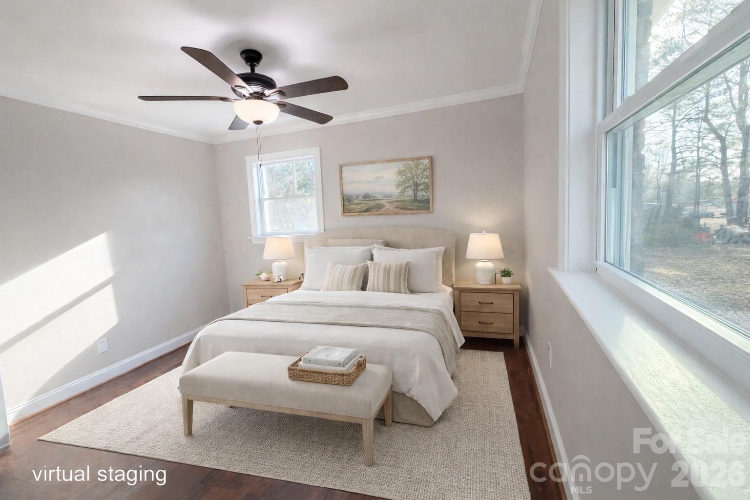 2201 Airdale Road Lancaster, SC 29720 - Photo 19 of 25 a bedroom with a bed and a large window