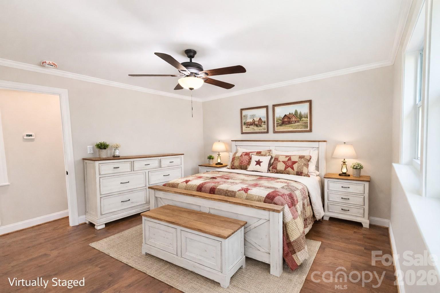 2201 Airdale Road Lancaster, SC 29720 - Photo 24 of 25 a bedroom with a bed and a chandelier