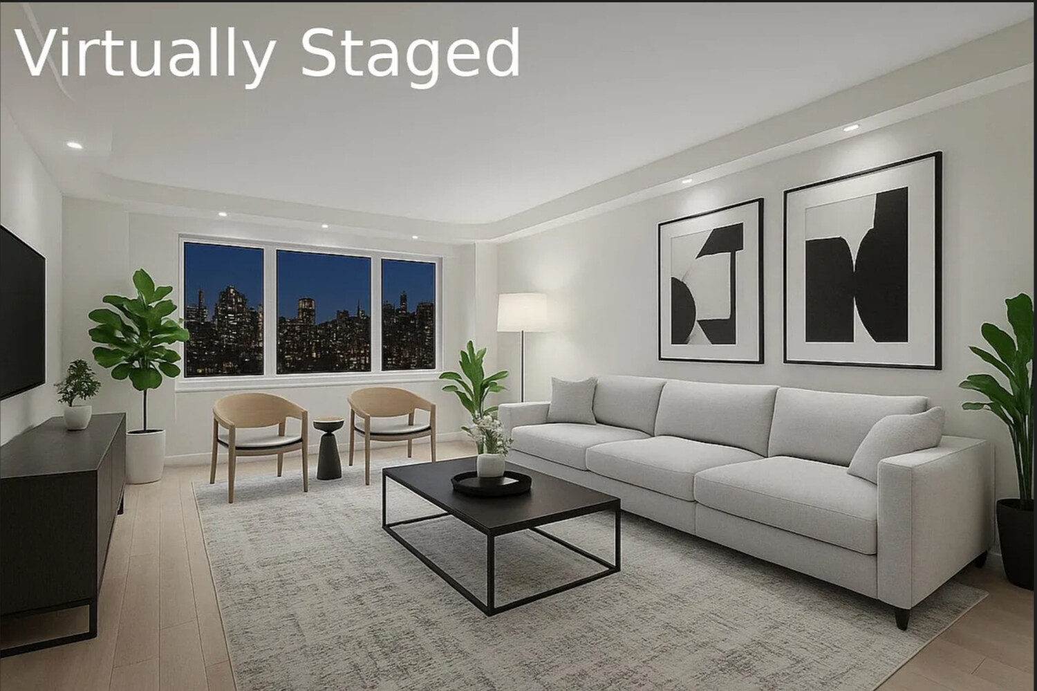 360 East 72nd Street, Unit C3301 Manhattan, NY 10021 - Photo 2 of 27 a living room with furniture and a large window