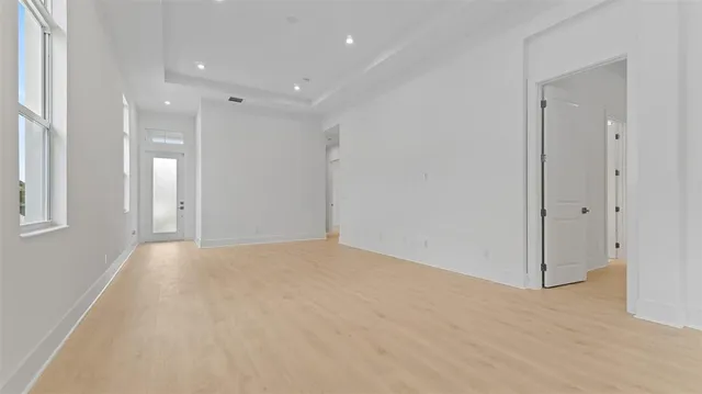 a view of an empty room