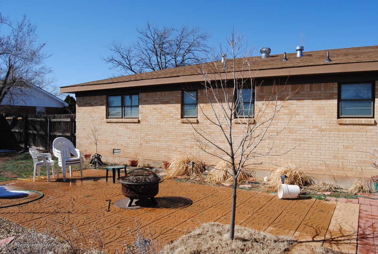 109 Rustic Trail Amarillo, TX 79108 - Photo 33 of 40 Wonderful Back Patio area