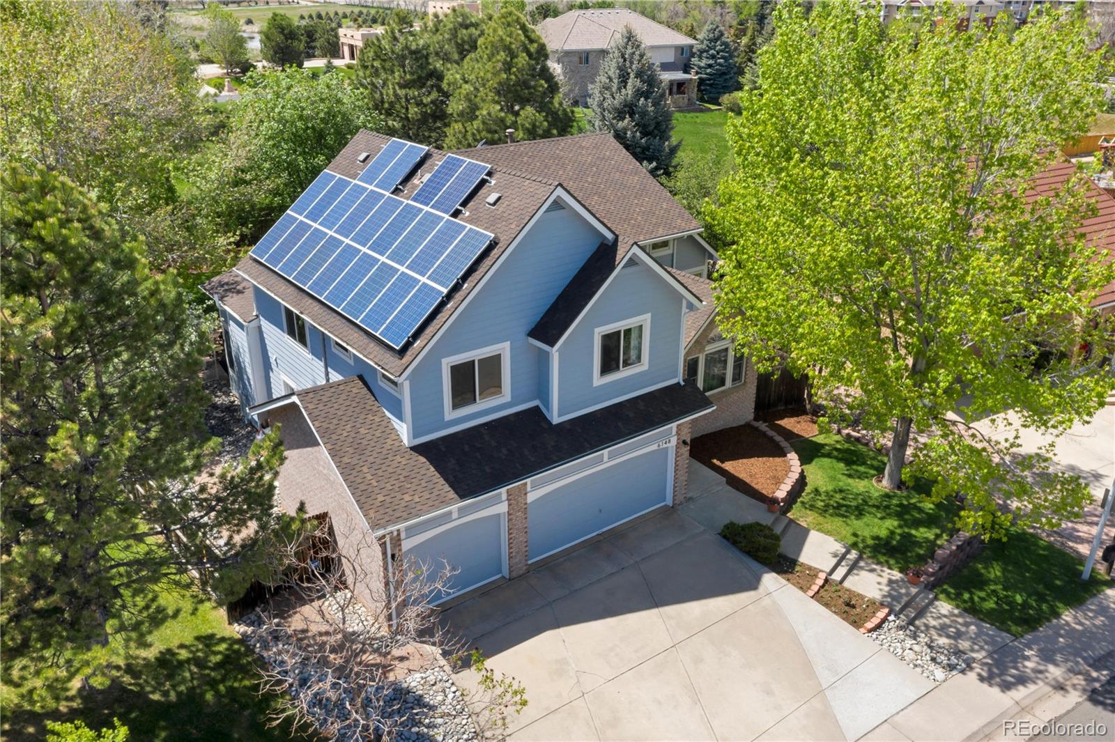 Owned solar panels - electric bill is about $8 a month - Tree lined private backyard!