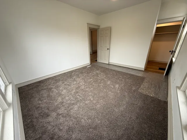 a view of an empty room